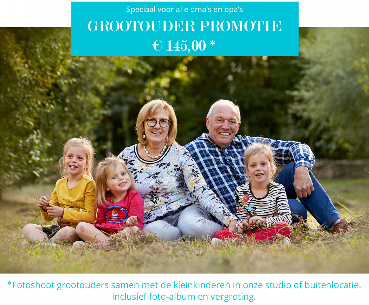 Grootouder & kleinkinder promotie