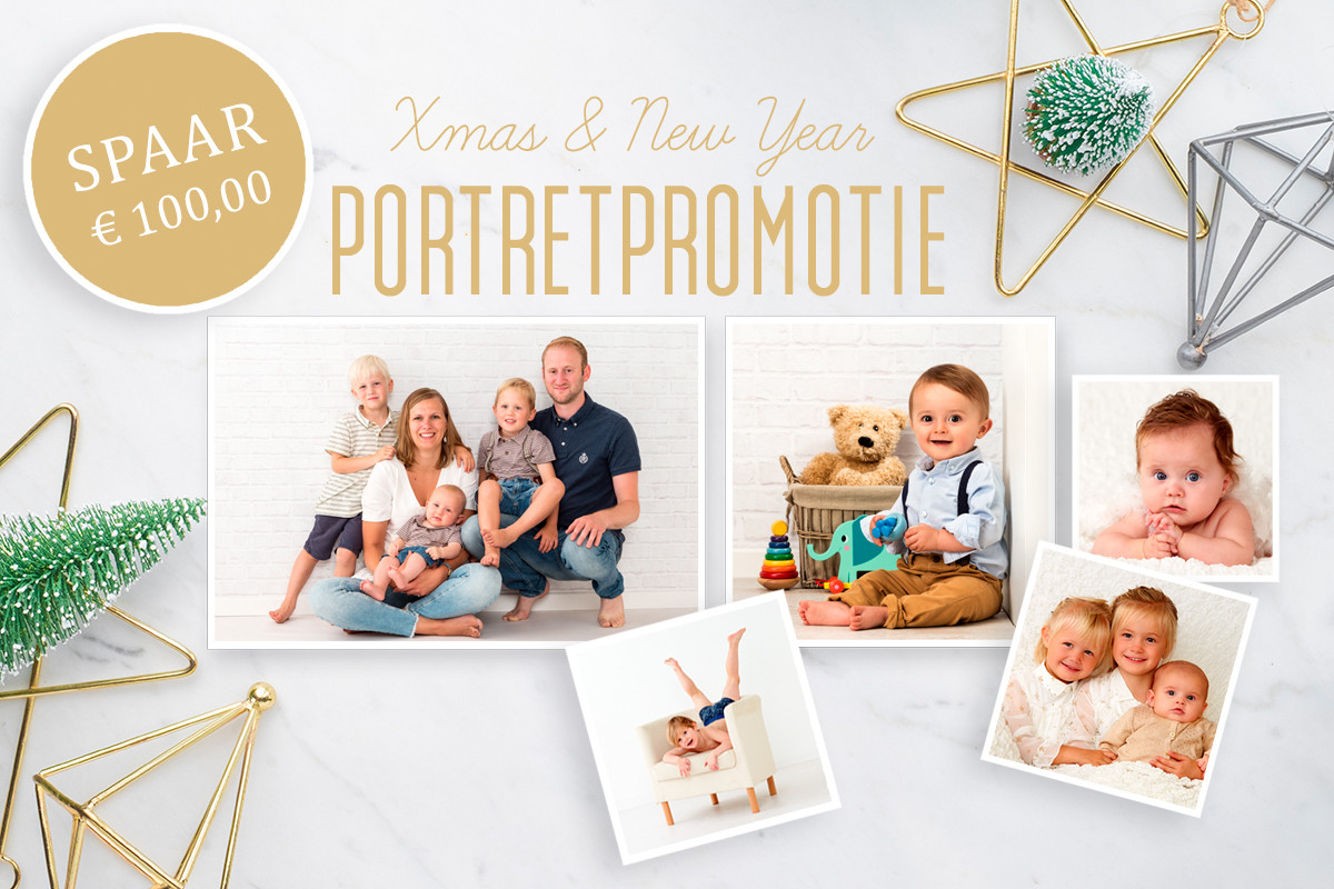 Kerst en Nieuwjaar portretpromotie